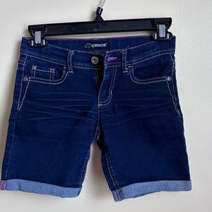 dark blue kids shorts